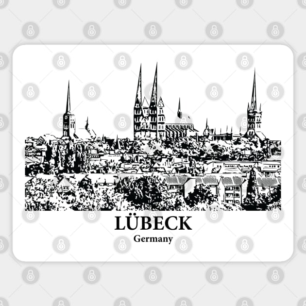 Lübeck - Germany Magnet by Lakeric